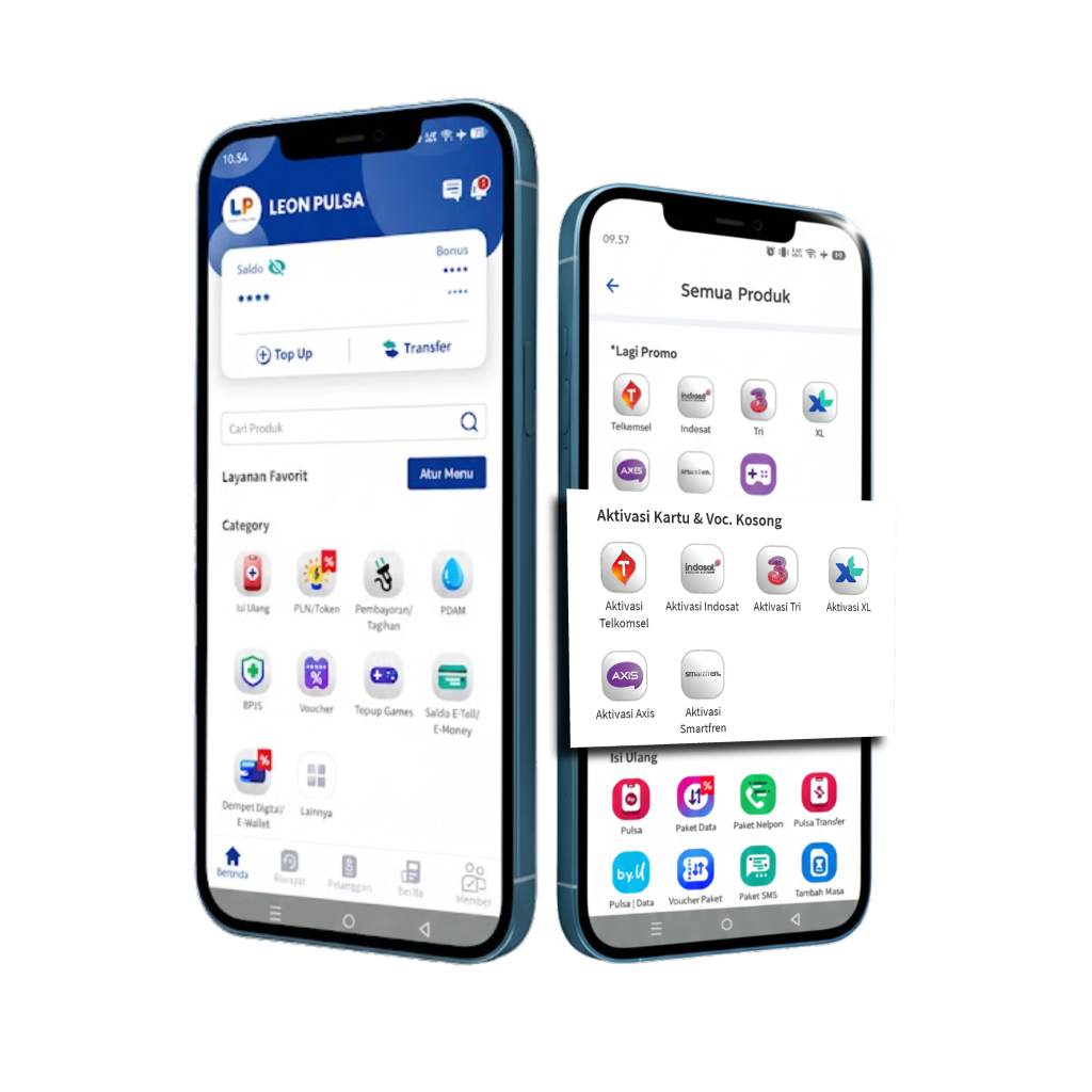 LEON PULSA adalah Distributor Pulsa All Operator